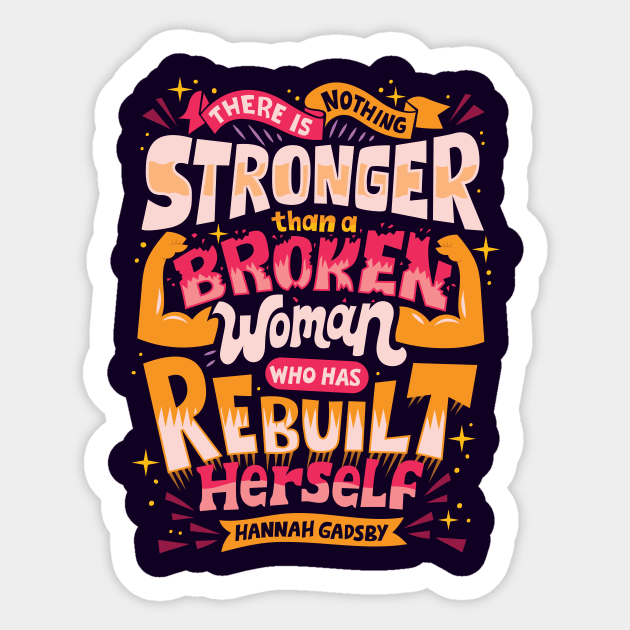 Broken Woman Sticker by risarodil